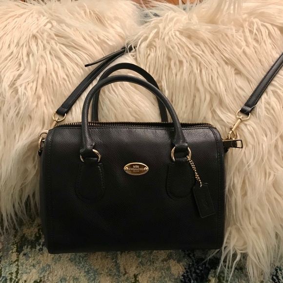 Classic Coach Leather Mini Satchel - Picture 1 of 4